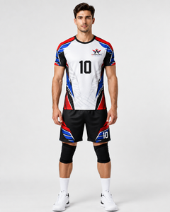 Tenue de volley-ball légère, tissu respirant à séchage rapide, construction flexible, uniforme de volley-ball personnalisé, vêtements de match - Product Image 1