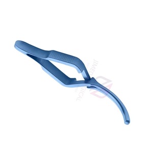 Pinza para Bulldog DEBAKEY de 7.5cm, Precio de Fábrica OEM, Aprobada por la CE, Instrumento de Microcirugía de Acero Inoxidable Atraumático con Recubrimiento Azul - Product Image 2
