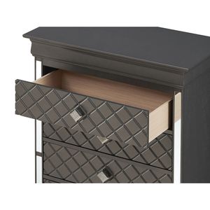Commode à tiroirs Verona G6702 CH Noir Métallisé - Product Image 5