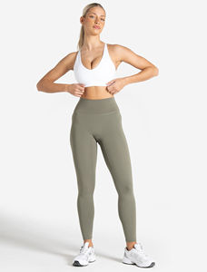 Soutien-gorge de sport pour femme à maintien élevé, personnalisable à l'avant, respirant, léger, confortable, design sans coutures, séchage rapide, Spandex/Nylon - Product Image 2