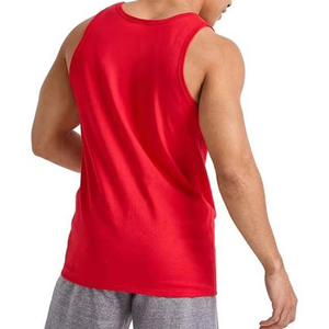 Débardeur de sport pour hommes en gros, respirant, tricoté, personnalisé, en coton, sans manches, pour la gym, style stringer - Product Image 3