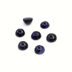 พลอยไพลินบลูแซฟไฟร์ธรรมชาติทรงกลมขนาด 5 มม. จากกรุงเทพฯ, พลอยไพลินบลูแซฟไฟร์ธรรมชาติแบบเม็ดสำหรับทำเครื่องประดับ - Product Image 3