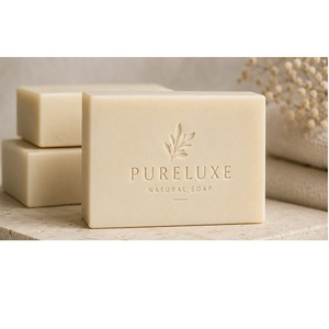 Indumrittika Goat Milk Body <b>Wash</b> <b>Soap</b> Bar with Elegant Appearance for Adults-Home Hotel & Guest Use Gift Box Collections - Product Image 1