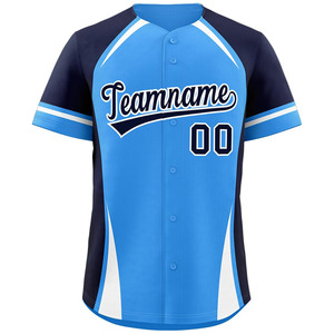 Cheap Blank <b>Baseball</b> Jersey Short Sleeve 100% Polyester Anti-bacterial Breathable Custom Team Name Sublimation Print Wholesale - Product Image 3
