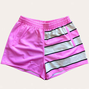 Shorts en polyester pour hommes grande taille avec logo personnalisé, shorts de football de haute qualité, écologiques, shorts de rugby personnalisés 100% polyester - Product Image 1