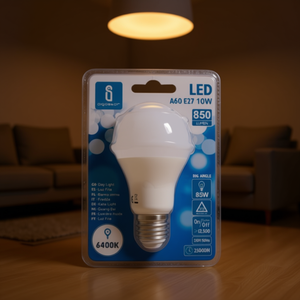 Lampadina LED A60 E27 10W 6400K Luce Diurna 850 Lumen Ampio Angolo 25000H Durata - Product Image 3