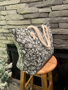 Print on Demand Dropship Shoulder <b>Bag</b> Ditsy Floral Print Hemp Rope Handbag for <b>Women</b> Practical Personality <b>Beach</b> Lady Tote <b>Bag</b> - Product Image 4