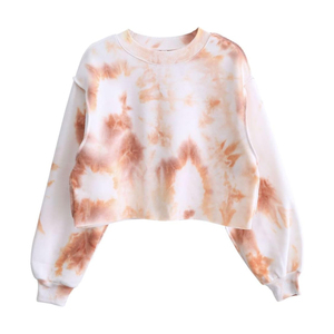 Solid Trader Luxurious Soft Feel Eye Catching Multi Tone Classic Long Sleeve Hooded <b>Sweatshirt</b> Women <b>Tie</b> <b>Dye</b> Hoodie - Product Image 1