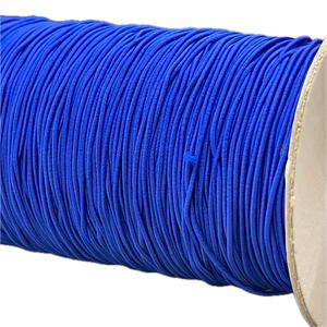 Cuerda Elástica Trenzada Azul Oscuro de 1.2 mm, 100% Poliéster de Alta Tenacidad, Ecológica, Personalizada, para Bolsas, Guantes y Hogar - Product Image 5