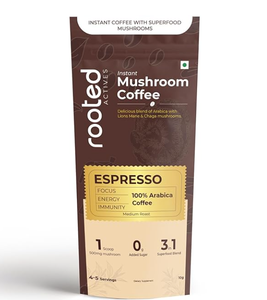 <b>Instant</b> Mushroom <b>Coffee</b> | Arabica <b>Coffee</b> with Lion’s Mane & Chaga Mushrooms | No Added Sugar | Medium Roast Espre - Product Image 2
