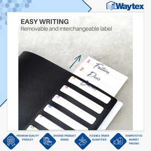 Trusted Exporter of Excellent Quality A4 12-Compartment Polypropylene Expanding <b>File</b> with Elastic Closure - Black 25x32 cm - Product Image 4