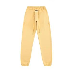 Women's Solid Color <b>Harem</b> Pants Straight Mid Waist Drawstring Closure Regular Fit Full Length Knitted Casual Winter Wear - Product Image 4