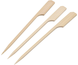 Brochettes en bambou bio premium – Bâtonnets écologiques pour barbecue et aliments, sans éclats, résistants aux hautes températures - Product Image 6