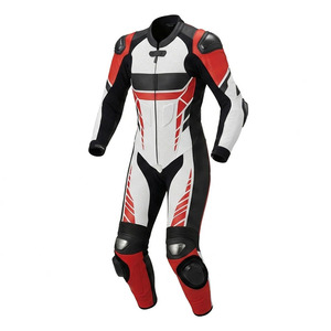 Traje de Motocicleta de Cuero de Alta Calidad para Carreras de Autos, Chaquetas de Motocicleta de Cuero Genuino, Colores y Logotipo Personalizados - Product Image 3