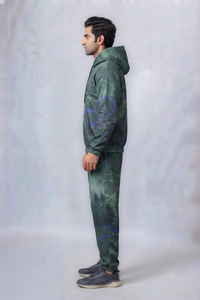 Men's Sublimation Loose fit Hooded <b>Tracksuit</b> Sweatpants and Jogger Set Baggy Long Sleeve Front Pocket Winter Wear <b>Tracksuit</b> Men - Product Image 3