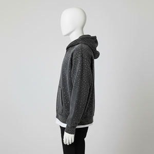 Custom <b>Plain</b> <b>Black</b> Pullover Hoodie <b>Mens</b> Oversized Hooded <b>Sweatshirt</b> Premium Cotton Fleece Casual Streetwear Blank Hoodie OEM ODM - Product Image 4