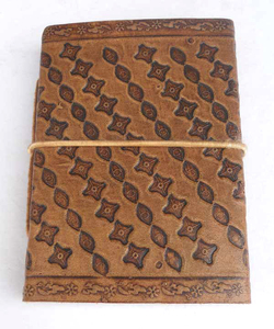 High Quality Handicraft Vintage Personalized Custom Leather Hard Cover <b>A5</b> <b>Diary</b> Gift - Product Image 4