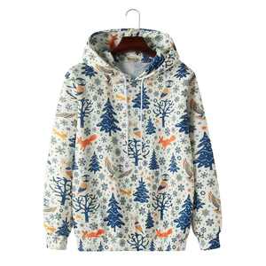 Sudaderas con Capucha, Nueva Llegada, Sudaderas Personalizadas con Sublimación para Hombre, Forro Polar Transpirable, Diseño Cómodo para la Temporada de Invierno, 2 Piezas - Product Image 1