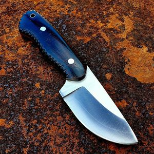มีดล่าสัตว์ขนาดกะทัดรัด ใบมีดแบบ Fixed Blade ปลายแหลม สำหรับงานหนักกลางแจ้ง มีดแล่หนังแบบ Full Tang มีดแคมป์ปิ้ง ของขวัญแทนใจ - Product Image 2