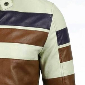 Veste en cuir véritable pour homme, style streetwear, respirante et confortable, vestes matelassées d'hiver - Product Image 3