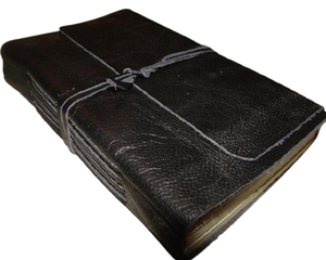 Customized Vintage High Quality Stylish Genuine Leather Rustic Bound Handmade Leather Notebook Journal Diary with White <b>Papers</b> - Product Image 1