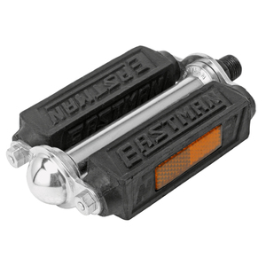 Pedal de Bicicleta Roadster para Ruedas de 22 y 24 Pulgadas, Cuerpo de Acero Negro con Reflector, Rodamiento de Bolas, Piezas Duraderas - Product Image 3