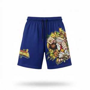 Shorts de sport en mesh 100% polyester, personnalisés par sublimation, entrejambe 7 pouces, shorts de basket en mesh - Product Image 3