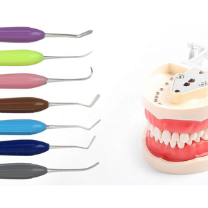 Kit de 7 spatules manuelles pour composite dentaire avec support de désinfection en acier inoxydable – Instruments de restauration esthétique - Product Image 3