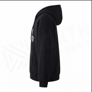 เสื้อฮู้ดซิปแบบสวมใส่ได้ทั้งชายและหญิง ทรงโอเวอร์ไซส์ ผ้าฝ้ายลำลอง มีกระเป๋าหน้า เหมาะสำหรับใส่ในฤดูใบไม้ร่วง - Product Image 3