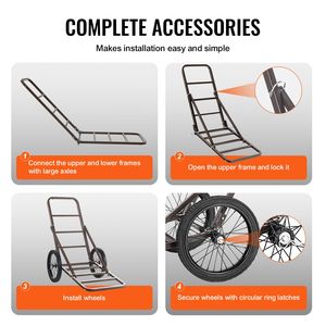 Carrello per Cervi con Capacità di 300 LBS, Grandi Ruote in Gomma, Manico Ergonomico, Pieghevole, per Trasporto Caccia, Resistente, per Uso in Spiaggia, Personalizzabile OEM - Product Image 6