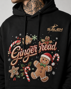 Winter Christmas Pullover Hoodie Unisex Heavyweight Fleece 100% Cotton Eco-Friendly Holiday Sweatshirt Oversized Streetwear - Product Image 5