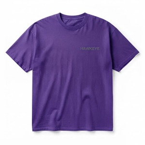 เสื้อยืดคอตตอน 100% คุณภาพสูง พิมพ์โลโก้ตามสั่ง เสื้อยืดโอเวอร์ไซส์สำหรับผู้ชาย เสื้อยืดทรงหลวมสไตล์สตรีทแวร์สำหรับผู้ชาย - Product Image 3