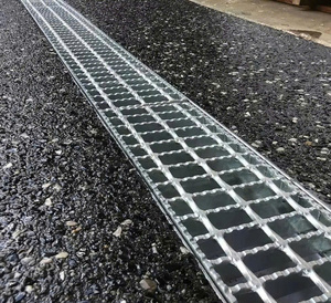 Grilles de drainage antidérapantes en acier galvanisé, résistantes à la corrosion en acier au carbone, design industriel, garantie 1 an - Product Image 3