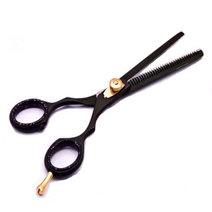 Ciseaux de barbier professionnels en acier inoxydable, lame courbée, pour droitiers, pour coiffeurs professionnels et salons modernes - Product Image 6