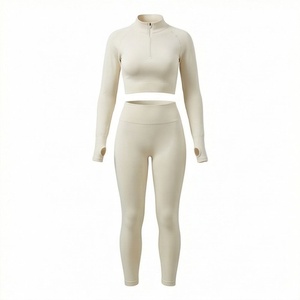 Leggings de yoga sans couture pour adultes, avec logo personnalisé, élastiques, pour la gym, l'entraînement, le fitness, les mouvements sportifs et les tenues de sport - Product Image 1