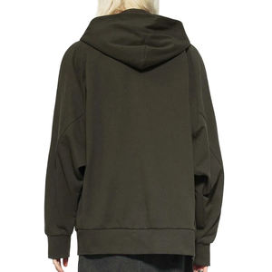 Sudadera con Capucha Personalizada con Logotipo, Material de Algodón, Diseño de Manga Murciélago, Cálida, Resistente al Viento, Moderna, con Cierre y Hombros Caídos para Hombre - Product Image 6