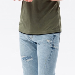 Camisas Casuales de Alta Calidad para Hombre, Colores Sólidos, Manga Corta, Ropa de Exterior, a la Moda, Tallas Grandes, Marca Privada, Estampado de Verano - Product Image 3