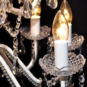 24.8 \ "x30.7 \" lampadario bianco E14 eleganti lampade a sospensione - Product Image 3