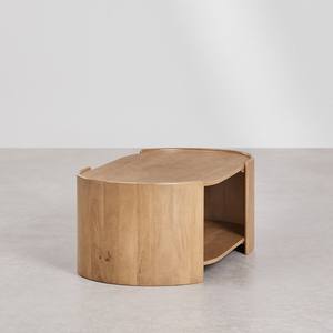 Table basse ovale Vandana Hexa Zenova 110x60 cm en bois de manguier Sidney - Product Image 5