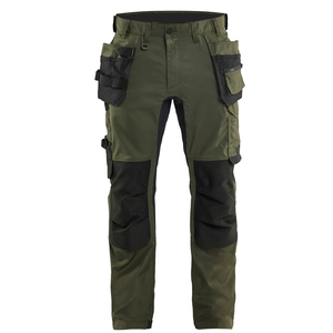 High Visibility Reflective Windproof <b>Waterproof</b> Working Pants in Wholesale Rate Custom Logo Print <b>Work</b> Cargo Pants - Product Image 2