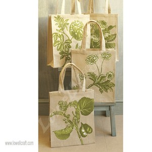 Sac en jute écologique, sac de shopping avec logo personnalisé, sac fourre-tout réutilisable en jute, sac en jute promotionnel, sac de shopping en jute en gros - Product Image 3