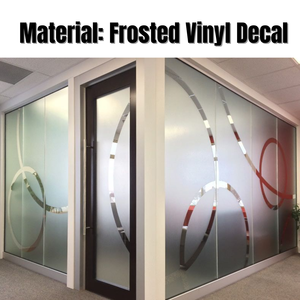 Vinilo Transparente Personalizado con Impresión UV para Ventanas, Adhesivo Decorativo para Vidrio - Product Image 5