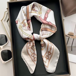 Elegant Long Silk <b>Scarf</b> Fashion Luxury Soft Silk <b>Scarves</b> for Winter - Product Image 2