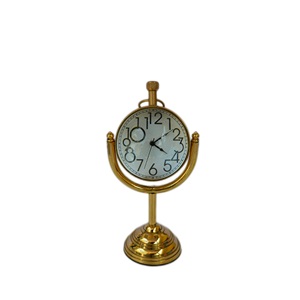 Highly Polished <b>Clocks</b> Antique Design For Living Room Home And Office <b>Table</b> Decor <b>Clock</b> With Best Combination Decoration - Product Image 6