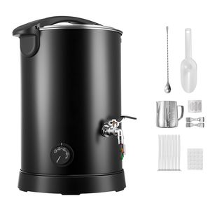 Fonditore di Cera da 10,6 Qts per la Produzione di Candele, Riscaldamento Rapido e Uniforme, Nuovo, con Beccuccio Facile da Versare, Base a Clessidra e Controllo della Temperatura - Product Image 1