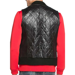 Chaleco acolchado negro sin mangas para hombre, con cremallera, cortavientos, para invierno. - Product Image 2