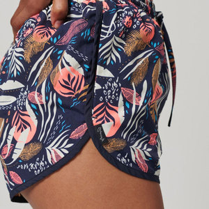 Shorts de Mujer con Estampado Floral, Bolsillos, Cintura con Cordón, Tejido de Punto, Spandex, Poliéster, Corte Casual, Cintura Media, Ajuste Regular - Product Image 5