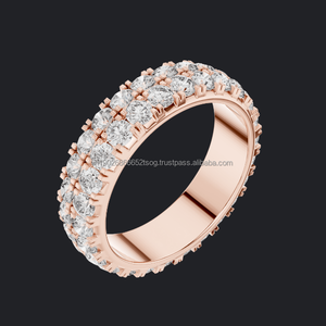 Bagues de mariage gravées sur mesure en or 10 carats JR - Product Image 1