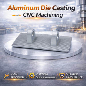 Componentes Industriales OEM de Aluminio Fundido a Presión, Mecanizados por CNC, Color y Tamaño Personalizados - Product Image 2