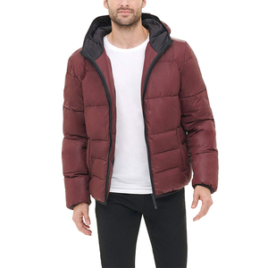 High Street Style Wholesale Hooded <b>Men's</b> <b>Winter</b> Bubble <b>Coat</b> Plus Size Puffer Jacket <b>Waterproof</b> Windproof Eco-Friendly Front - Product Image 1